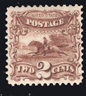 Momen: Us Stamps #124 Re-Issue Mint Og H Vf Lot #79972*