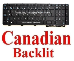 Keyboard for HP Probook 650 G1 655 G1 - CA Backlit 780170-DB1 787801-DB1 - Picture 1 of 2