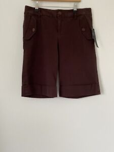 Marc By Marc Jacobs Shorts Brown Cotton Size 16 * BNWT