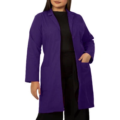Casaco de laboratório personalizável uniforme HeedFit by Panda para mulheres e homens | Doctor Lab Coat - Imagem 1 de 4