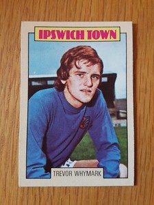 A&BC 1973 Footballer Card Blue Back - #90 Trevor Whymark Ipswich Town