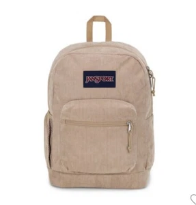 JanSport Cross Town Plus Remix 17" Backpack - Travertine Corduroy Beige - Picture 1 of 7