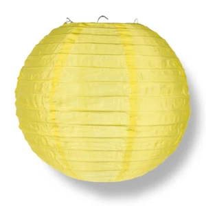 18" Yellow Nylon Lantern, Durable Hanging Decoration - Picture 1 of 3