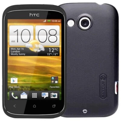 Nillkin Custodia Originale Frosted Cover Case Pellicola Htc Desire C Black Nera - Immagine 1 di 4