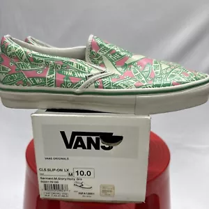 ZAPATILLAS DE SKATE MARC JACOBS X VANS CLÁSICAS CON LOGOTIPO DESLIZANTE TALLA 10 EE. UU. ROSA VERDE - Imagen 1 de 24