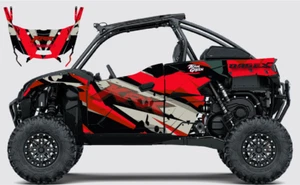 Kawasaki Teryx KRX 1000 2019-2023 kit gráfico - edición Pro D39-3 rojo - Imagen 1 de 2