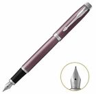 Outstanding Purple/White Clip Parker Pen IM Series Medium (M) Nib Fountain Pen