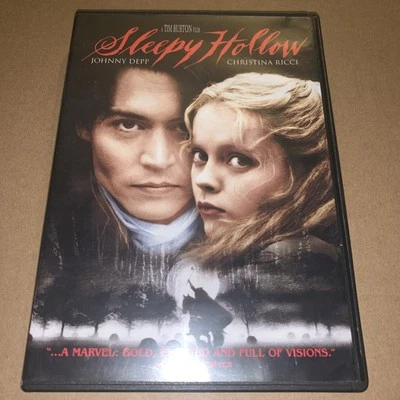SLEEPY HOLLOW - JOHNNY DEPP CHRISTINA RICCI -  DVD - Image 1 of 4