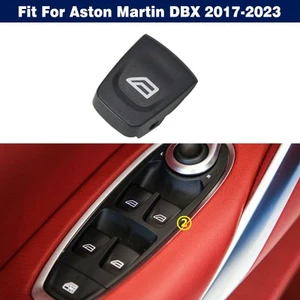 No.2 Auto Window Master Switch Button Cover For Aston Martin DBX 2017-2023 - Picture 1 of 14