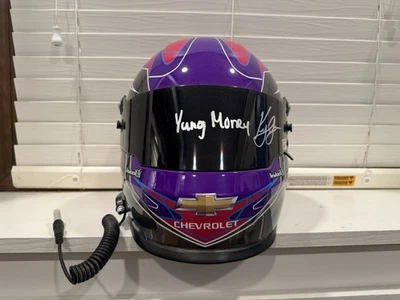 Kyle Larson "Yung Money" Autographed Hendrickscars Full Helmet - Image 1 of 4