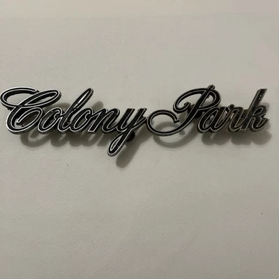 Insignia emblema metal mercury colony park vintage, años 70, C9MB-71291B62-B Foto 1 de 4