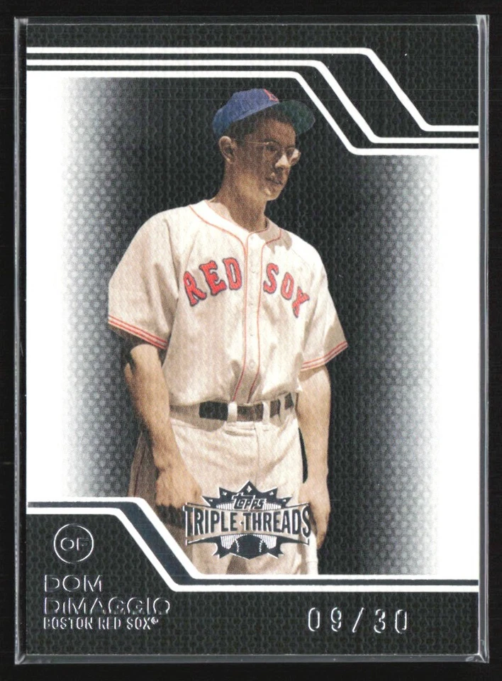 Dom DiMaggio 2006 Topps Triple Threads Black /30 #91 Boston Red Sox - Image 1 of 2