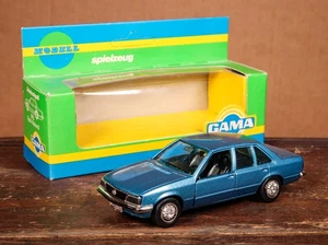 Gama 893 Opel Rekord E1 Viertürer Limousine blau met. Box OVP 1/43 vintage rare - Bild 1 von 10