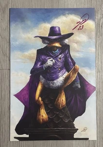 Darkwing Duck #1 Exclusive variant Signed by Johnny Desjardins! W/COA! - Picture 1 of 3