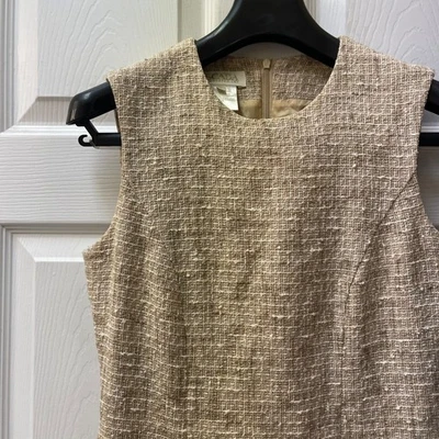 Vestido ESCADA Margaretha Ley para mujer talla 34 beige dorado bordado vintage años 90’s Foto 1 de 4