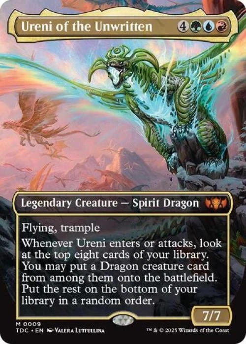 ~ Ureni of the Unwritten (Borderless) ~ NM Foil ~ ~ MTG ~ - Image 1 of 1