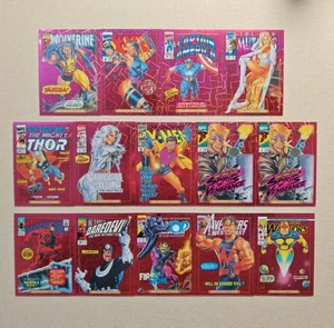 2024 Marvel 92 Platinum Variant Covers Pink Lasers Lot15 Wolverine Psylocke /692 - Picture 1 of 4