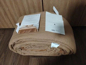 Casaluna Quilt King Heavyweight Linen Blend Quilt Warm Brown - Casaluna - Picture 1 of 10