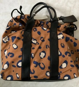 3.1 Phillip Lim for Target Leopard Print Drawstring Carryall Duffel Bag Tan Lrg - Picture 1 of 3