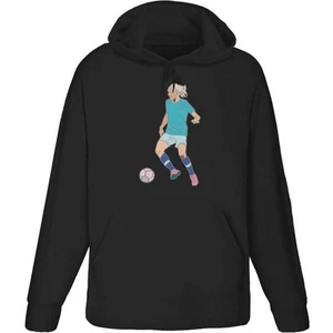 'Woman Football Player ' Adult Hoodie / Hooded Sweater (HO052031) - Picture 1 of 15