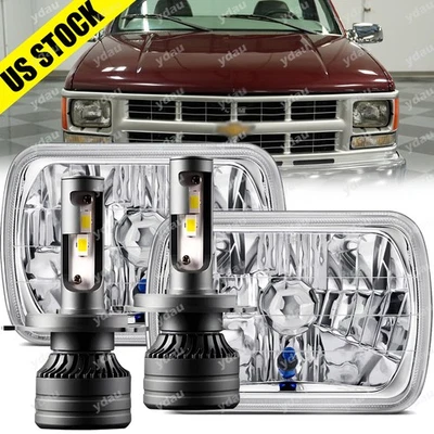 un par de faros de 7x6" haz alto/bajo DRL 7"x 6" H6054 para Chevy El Camino Malibu Foto 1 de 4