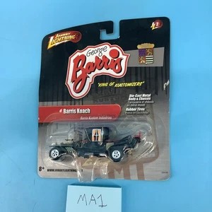 JOHNNY LIGHTNING 2.0 GEORGE BARRIS KOACH! NIP MUNSTERS RARE BACK CARD - Picture 1 of 5