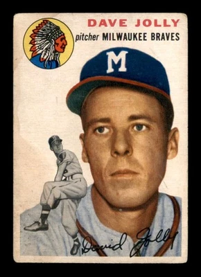 1954 Topps #188 Dave Jolly RC VG/VGEX X3586936 - Image 1 of 3