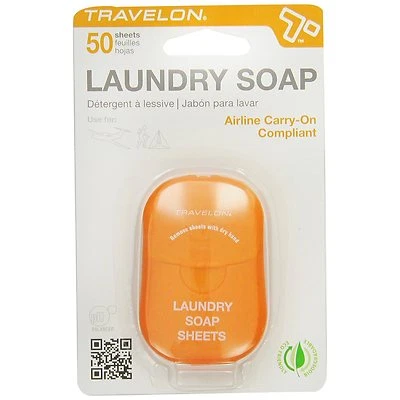 Travelon Laundry Soap / Detergent Travel Hygiene Sheets - 50ct - Image 1 of 3