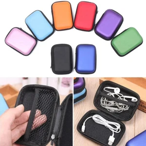 Hard EVA Earphone Box Storage Bag Universal Earbud Headset Carrying Protect Case - Picture 1 of 28