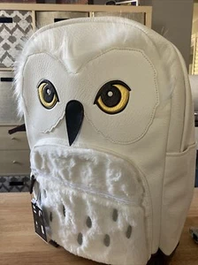 Bioworld Harry Potter Hedwig Owl Faux Leather School Backpack Bag NEW! - Picture 1 of 6