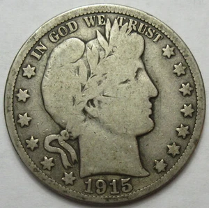 Medio barbero de plata 1915-S -en muy buen estado- (#18d) - Imagen 1 de 2