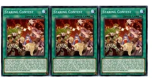 Yugioh - 3X Concurso de Miradas - Común - 1a Edición - FLOD-EN064 - Casi Como Nuevo - Imagen 1 de 1