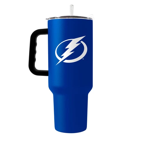 Tampa Bay Lightning 40oz. Travel Tumbler with Handle Cover