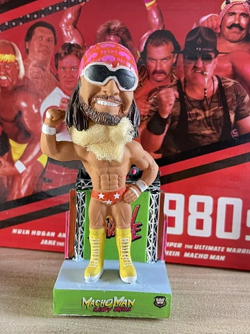 MACHO MAN Randy Savage WWE WWF Wrestling Legend 4” Bobblehead #/720 Cover