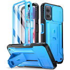 For Moto G Power 5G 2024 Case Poetic Built-in-Screen With Slide Camera Cover