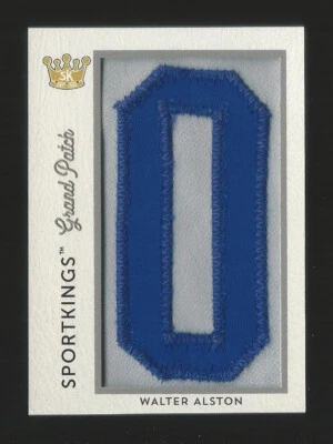 2020 SportKings Grand Patch Walter Alston Dodgers 1960s GU Jersey Letter 1/1 - Image 1 of 2