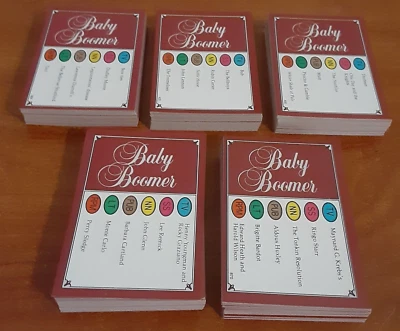 250 Random Trivial Pursuit cards Baby Boomer edition 1983 vintage subsidiary - Image 1 of 4