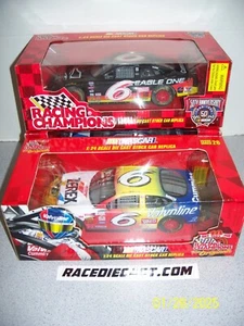 #6 MARK MARTIN 1/24 1999 ZEREX & 1998 EAGLE ONE RACING CHAMPION SET 4 - Picture 1 of 1