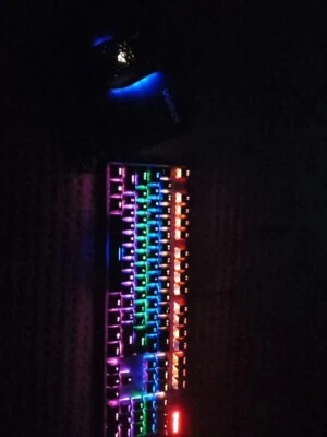 Mechanical RGB Keyboard And RGB Mouse With Mouse Pad - Image 1 of 4