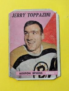 1958-59 Topps Hockey #45 Jerry Toppazzini - Boston Bruins - Imagen 1 de 2