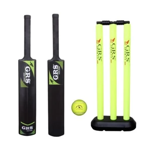 Plastic Cricket Bat, Wicket, Ball For kids  6-10 Year (Size 3) - Picture 1 of 5