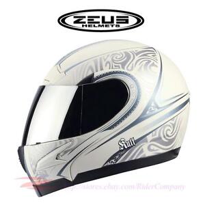 ZEUS ZS-3600B ZS-3600C Motorcycle Modular Flip Up Helmet DOT Safety Approved