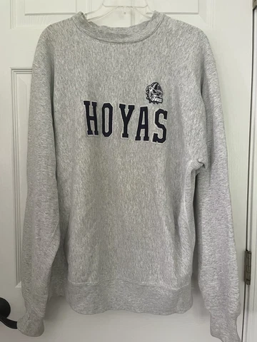 Vintage Georgetown Hoyas Soffe Super Sweats Sweatshirt Size  XL Cover