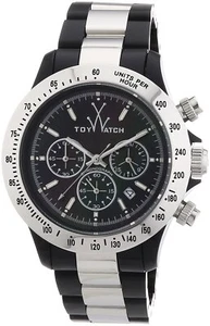 Toy Watch Heavy Metal Plasteramic Silver Black Chronograph Unisex watch 11207-SL - Picture 1 of 1