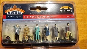 36-443 Bachmann OO Scale Post-War Era Figures Set C - Picture 1 of 1