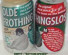 OLD FROTHINGSLOSH 40yrs BEER CANS PALE STALE ALE FOAM ON BOTTOM GIRL PITTSBURGH