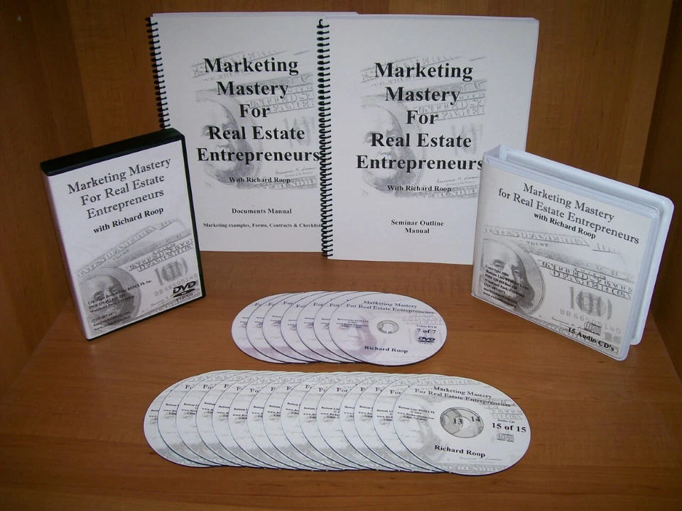 Richard Roop Marketing Mastery CD/DVD Real Estate Course - Image 1 of 1