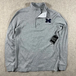 NWT Colosseum Men's Small Michigan Wolverines Long Sleeve Collard T-Shirt - Picture 1 of 10