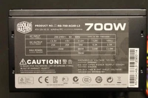 Cooler Master Master GX-Lite 700W (RS-700-ACAB-L3) 700 Watt ATX Netzteil - Bild 1 von 1