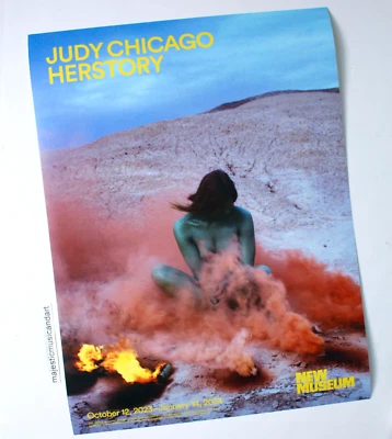 JUDY CHICAGO ORIGINAL 2023 EXHIBITION POSTER - image 1 of 3